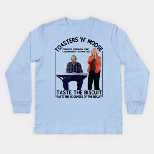 Taste the Biscuit // Toasters "N" Moose Kids Long Sleeve T-Shirt